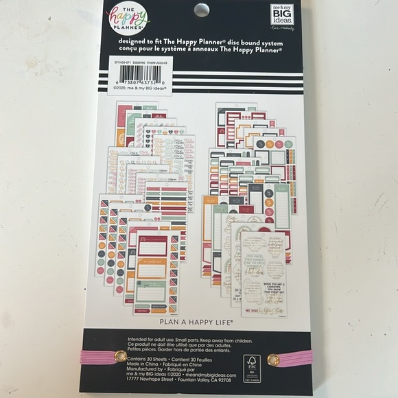 The Happy Planner Sticker Sheets - Caregiver - 1220 pieces - unused - Picture 2 of 2